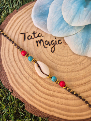 Pulsera Abre Caminos Eleggua Ritualizada - Protección y Suerte JoyeriamineralespulserasTienda esotérica Málaga - La Tienda de Tata Magic: tienda Esotérica en Málaga