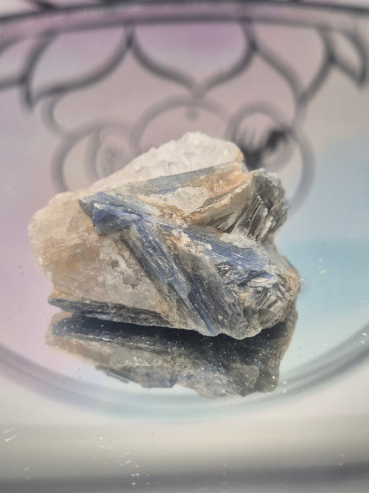 Mineral Cianita Azul Matrix