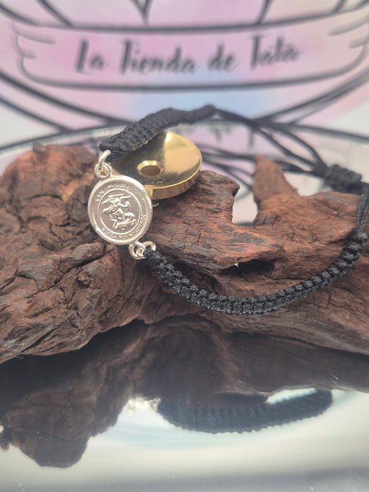 Pulsera San Miguel Árcangel Plata 925