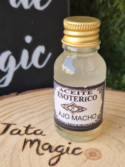 Aceite Ajo Macho ritualizado
