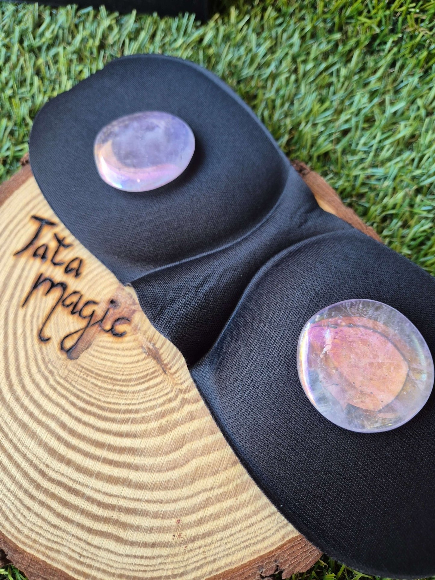 Antifaz terapia ocular aqua aura amatista - Dormir, Descanso y Relajación AntifazTienda esotérica Málaga - La Tienda de Tata Magic: tienda Esotérica en Málaga