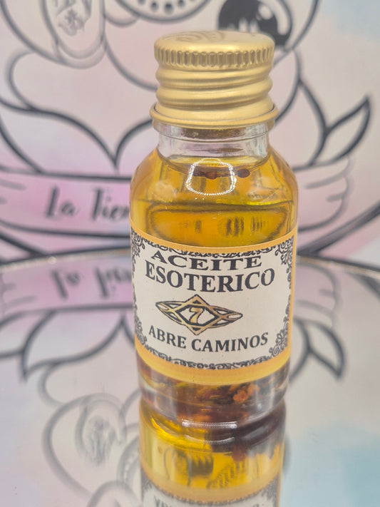 Aceite Abre Caminos ritualizado 15 Ml