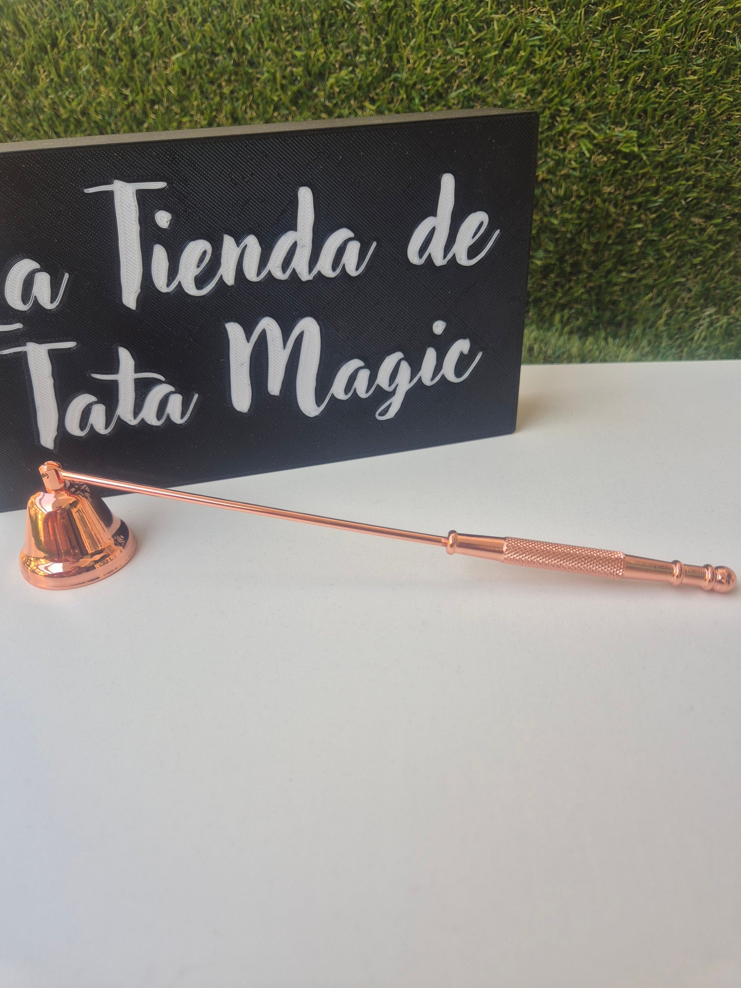 Apaga velas metálico Flexible Metálico-Negro, Plata, Cobre y Oro