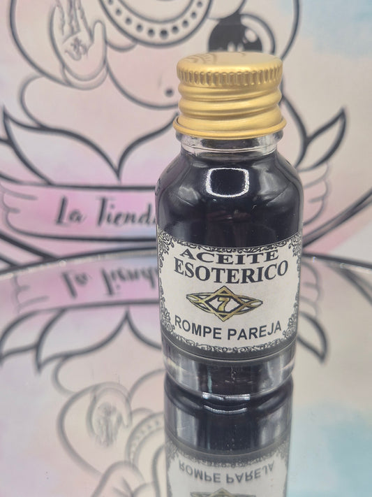 Aceite rompe pareja ritualizado
