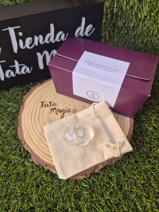 Cristal Programado con Activación Cuántica - Sanación, Protección y Expansión Energética - Cuarzo Roca para protección espiritual,
