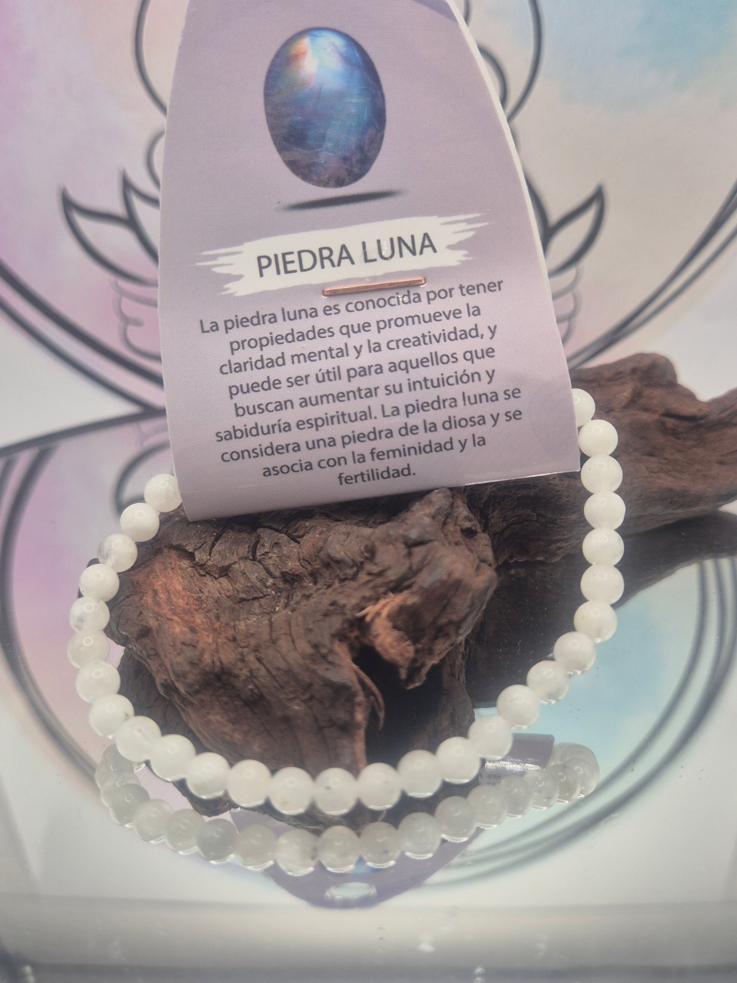 Pulsera Piedra Luna 4mm