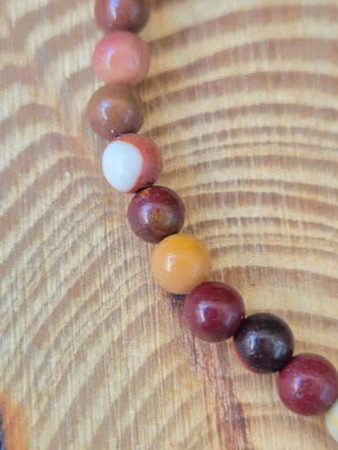 Pulsera mokaita 4 mm JoyeriamineralespulserasTienda esotérica Málaga - La Tienda de Tata Magic: tienda Esotérica en Málaga
