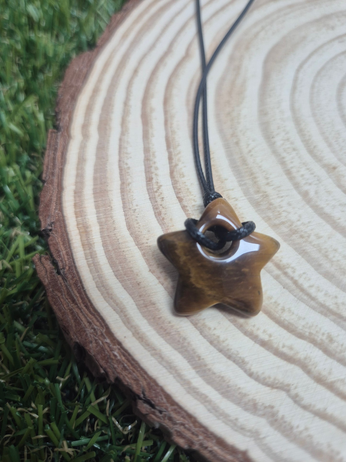 Amuleto Colgante Mineral en forma de Estrella para Manifestar-Deseos, intención y magia personal