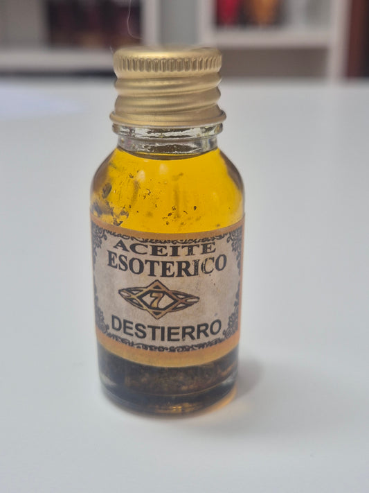 Aceite Destierro ritualizado