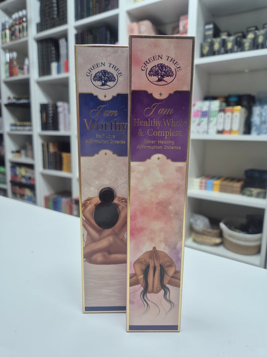 Pack incienso Sanación y Amor Propio Green Tree- Rituales, Reiki y Meditación