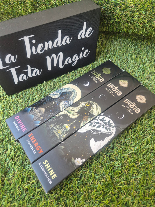 Pack inciensos Sagrada Madre/ Mujer Sagrada - Divina + Energía + Brillo