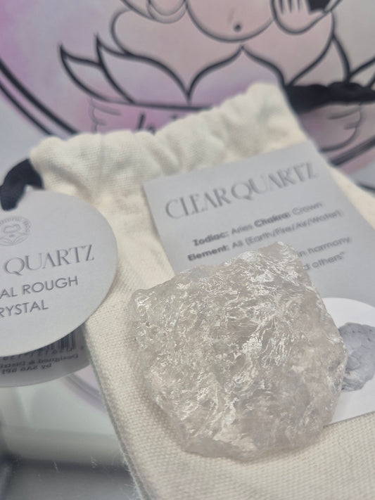 Cuarzo Cristal con Bolsita