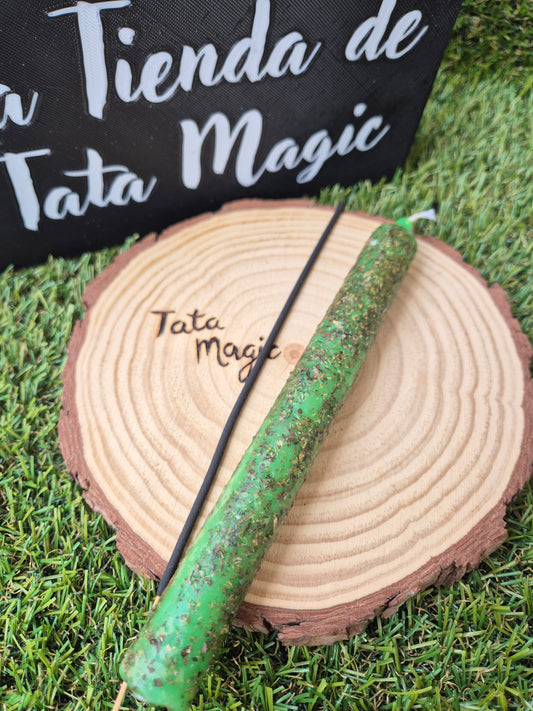 Vela Herbórea Págame Pronto Ritualizada - Recupera Dinero y Equilibra tus Finanzas