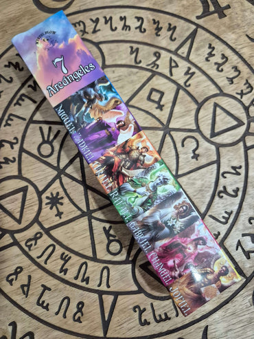 Incienso Mensual 7 Arcángeles Mystic Flow — Incluye Medalla de Arcángel Aleatoria Incienso varillasTienda esotérica Málaga - La Tienda de Tata Magic: tienda Esotérica en Málaga