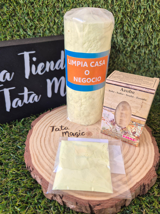 Pack de Azufre para Limpieza de Casa o Negocio - Purificación y Protección Profunda