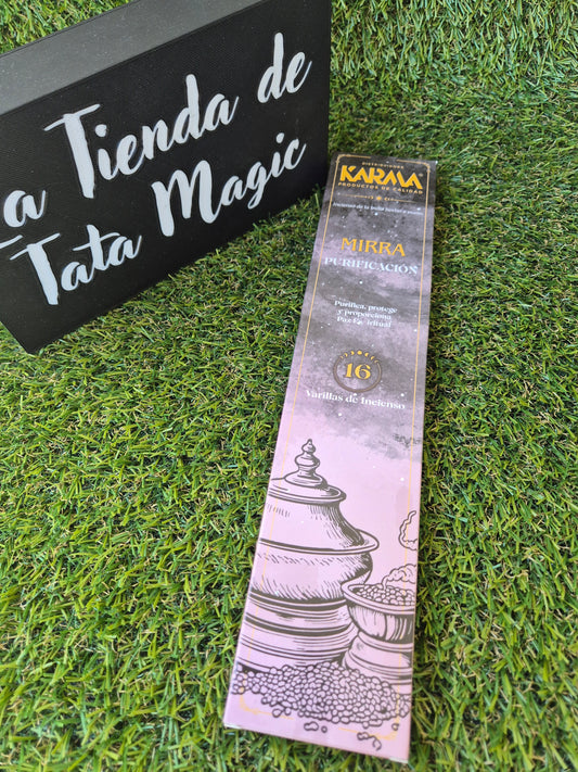 Incienso Extra Largo Purificación Mirra de Karma- Limpieza y Protección Energética