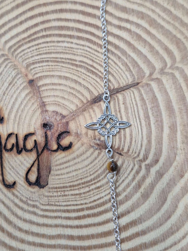 Pulsera plata nudo de bruja Tienda esotérica Málaga - La Tienda de Tata Magic: tienda Esotérica en Málaga