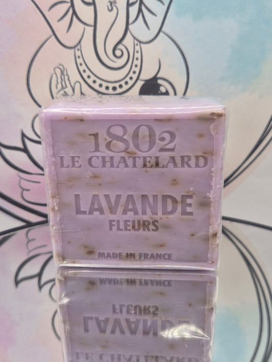 Jabón Natural Exfoliante de Lavanda 100grs