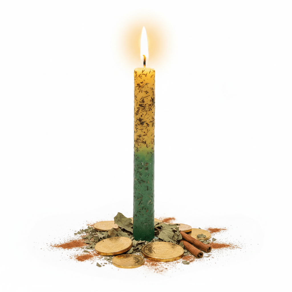 Vela Ritualizada Atrae Clientes — Ritual para Ventas y Prosperidad VelasTienda esotérica Málaga - La Tienda de Tata Magic: tienda Esotérica en Málaga