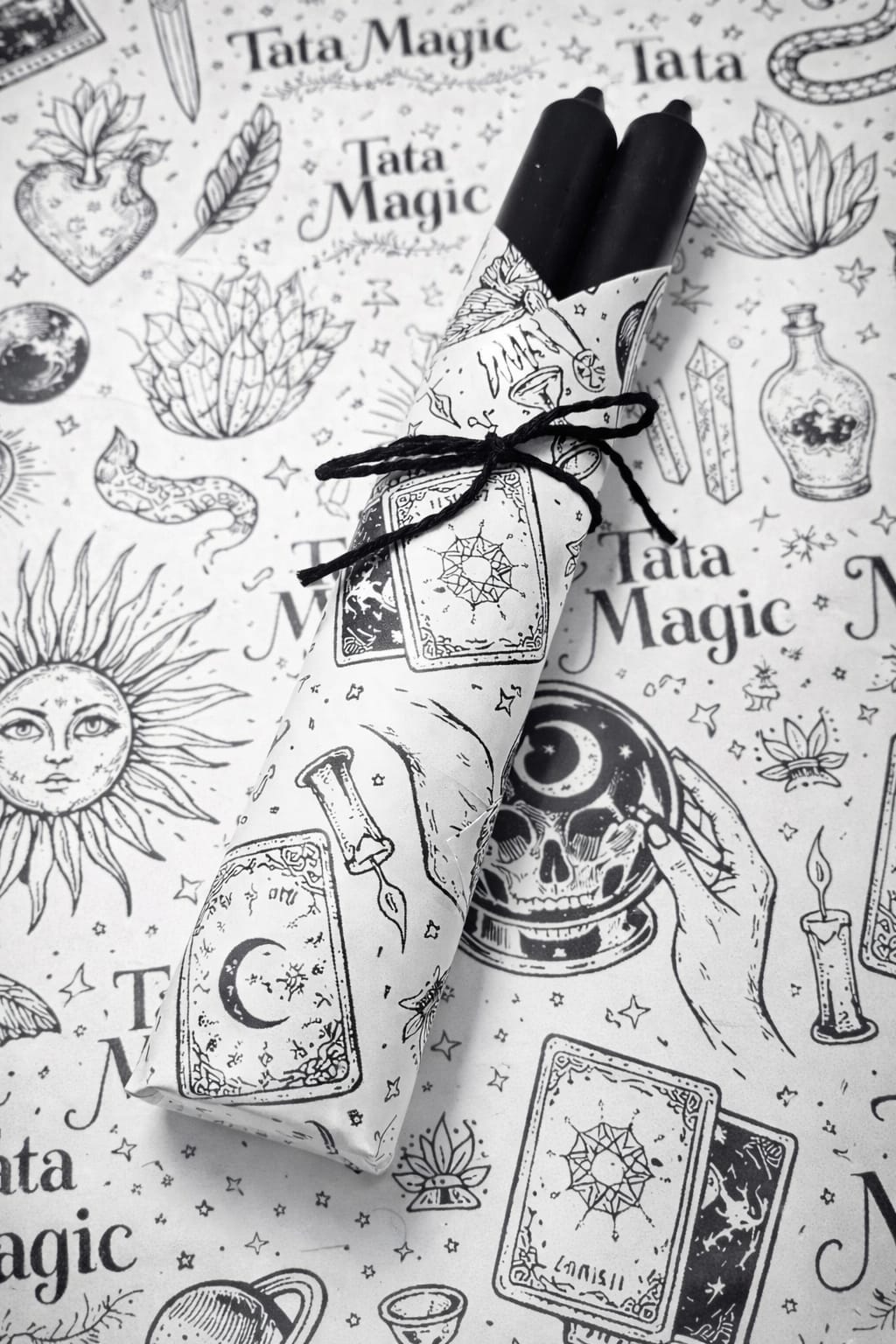 Velas Negras de Limpieza – Pack 2 Unidades (Polo Positivo y Negativo) VelasTienda esotérica Málaga - La Tienda de Tata Magic: tienda Esotérica en Málaga