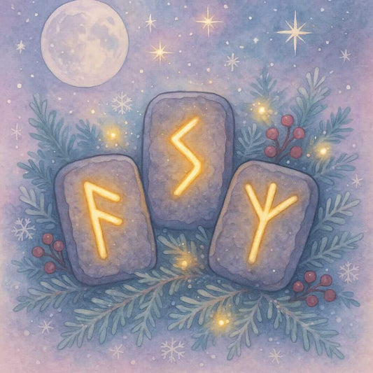 LAS RUNAS DE YULE EL AMULETO SAGRADO DEL SOL RENACIDO - La Tienda de Tata Magic: tienda Esotérica en Málaga