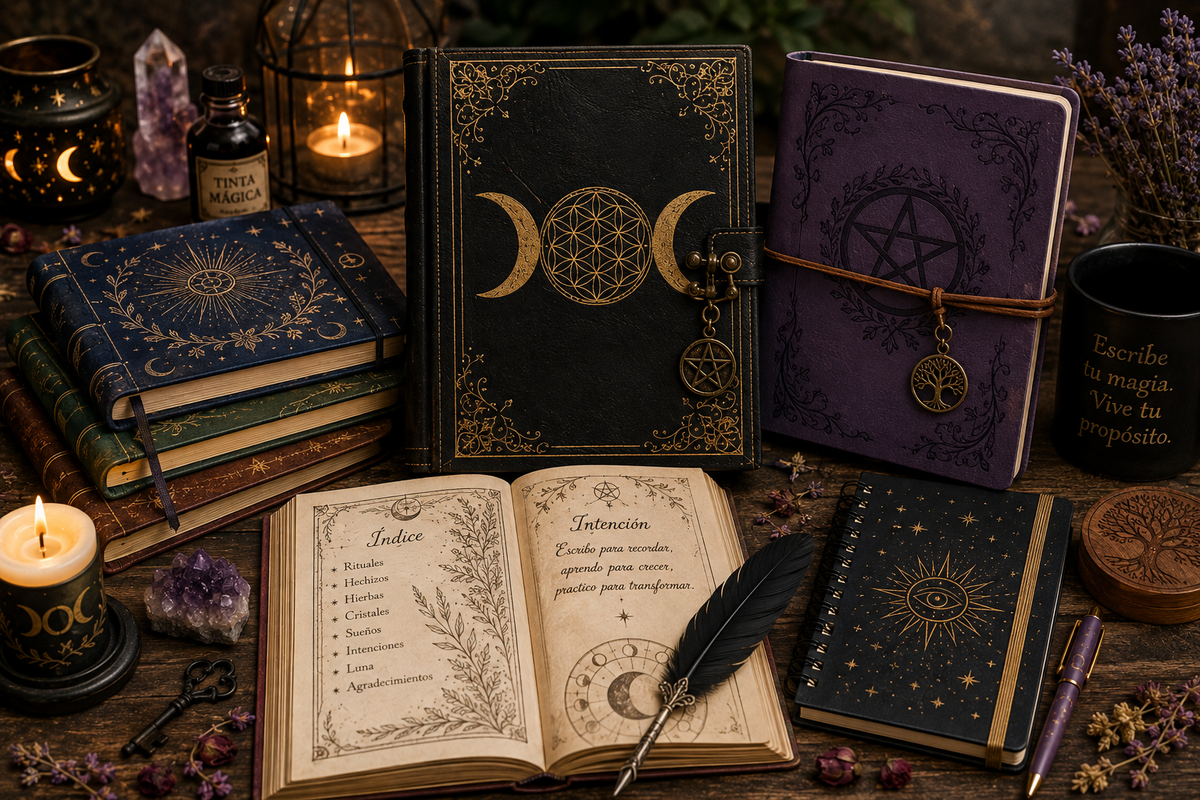 Grimorios, diarios y libretas esotéricas