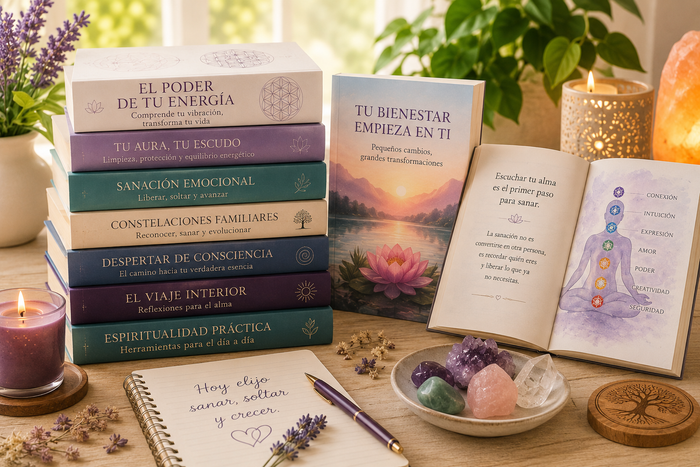 Libros de sanación y crecimiento espiritual