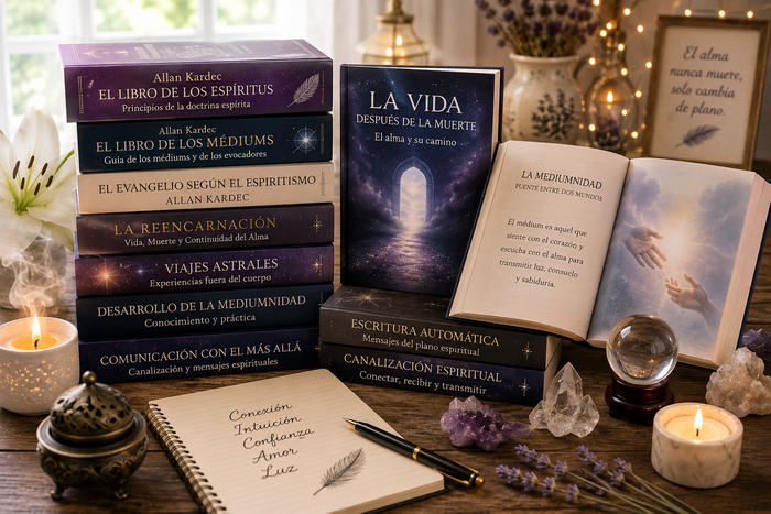 Libros de espiritismo, mediumnidad y más allá