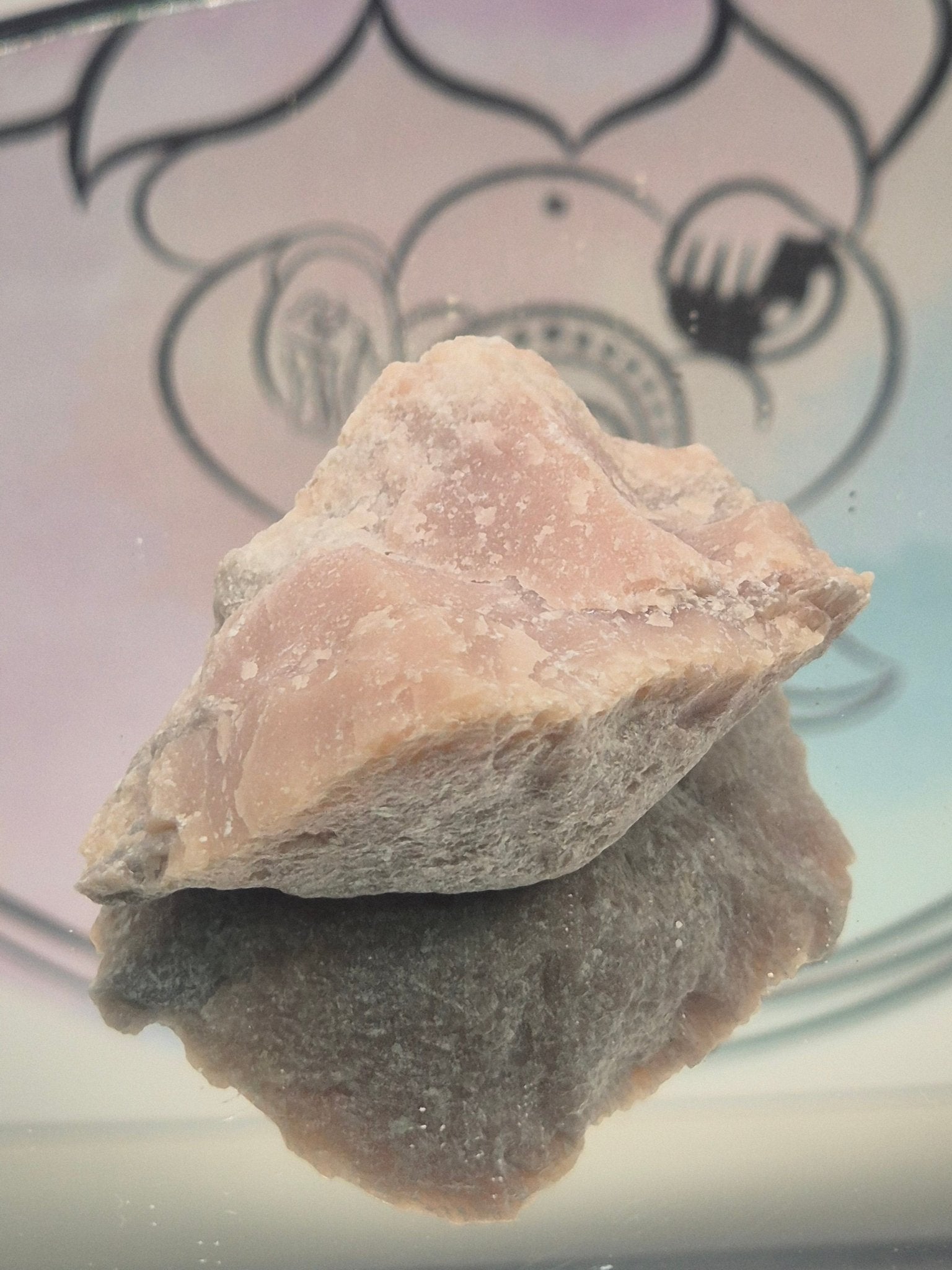 Minerales rosas, rojos y cálidos en diferentes variedades