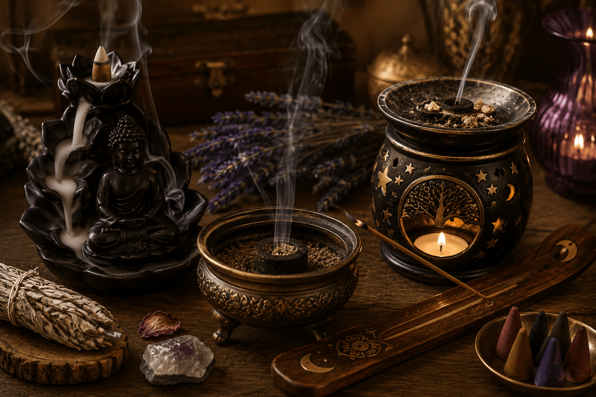 Quemadores, portainciensos y difusores aromáticos Tata Magic