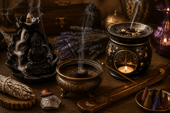 Quemadores de inciensos y ceras aromáticas Tata Magic