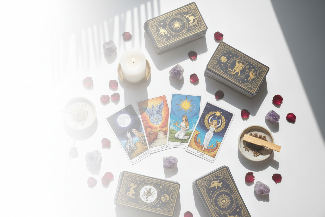 Tarots, oráculos y herramientas de adivinación de Tata Magic