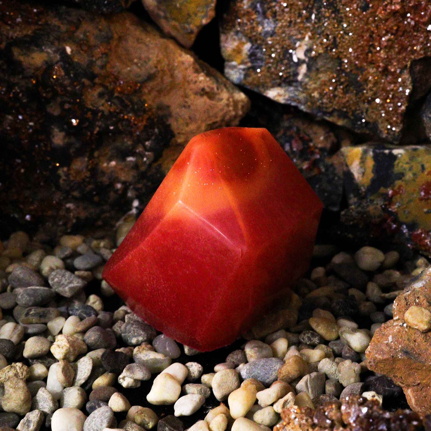 Jabon Elemental de Cristal con minerales