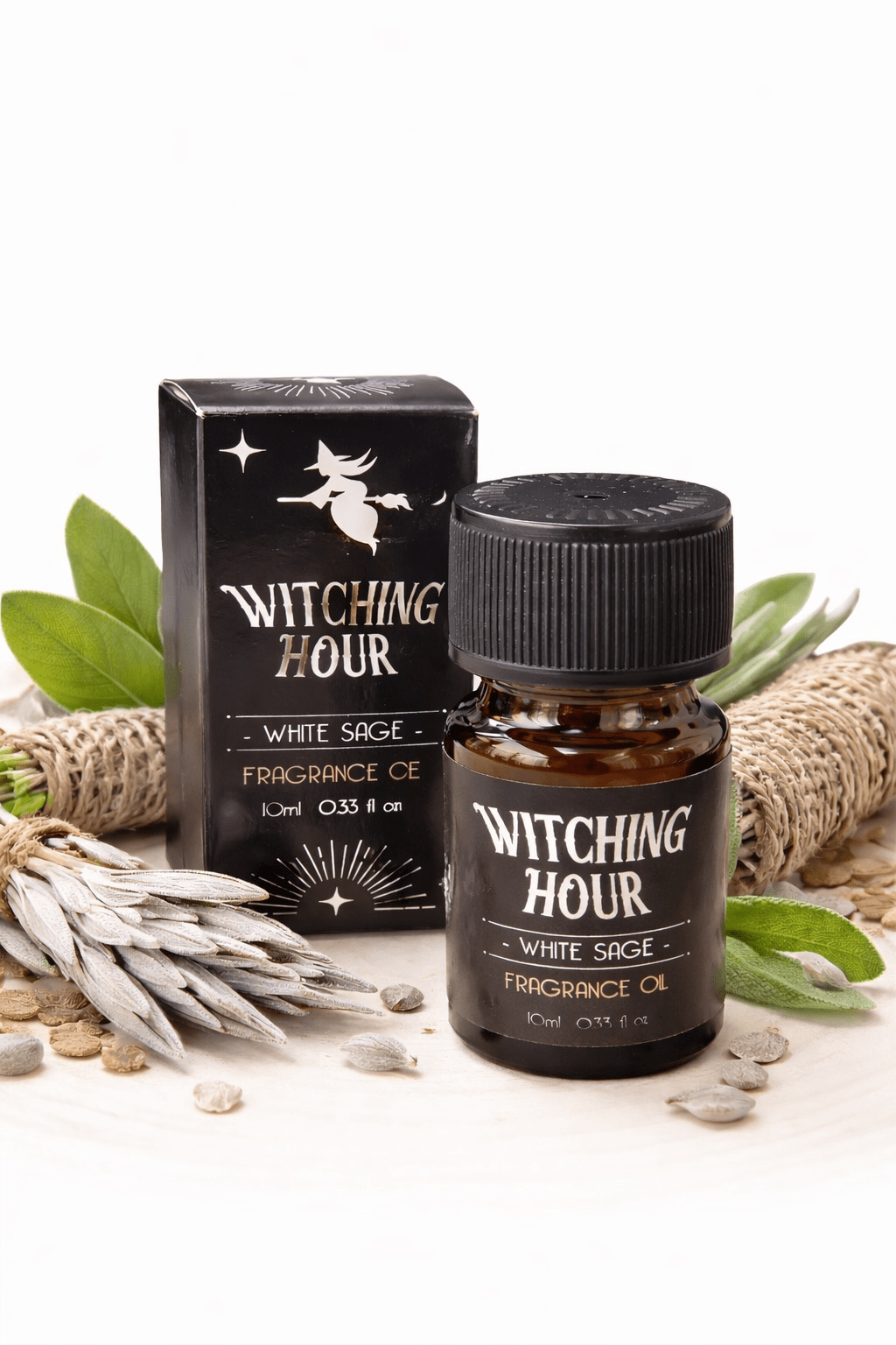 Aceite de Salvia Blanca Ritualizado | Purificación, Protección y Potenciación de Hechizos 10ml Aceites EsotericosTienda esotérica Málaga - La Tienda de Tata Magic: tienda Esotérica en Málaga