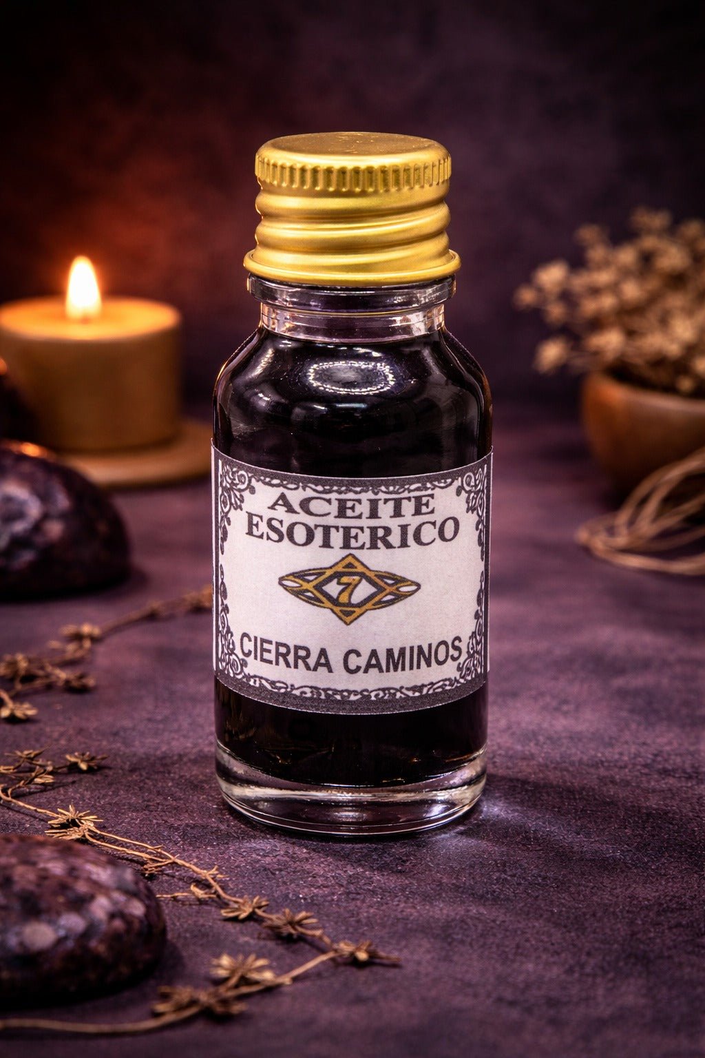Aceite Cierra Caminos ritualizado Aceites EsotericosTienda esotérica Málaga - La Tienda de Tata Magic: tienda Esotérica en Málaga