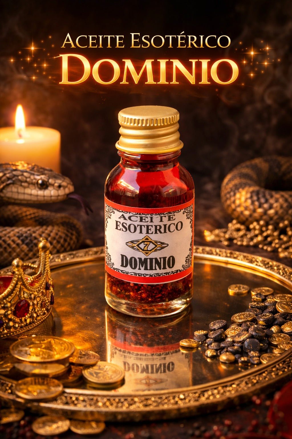 Aceite Esotérico Dominio Ritualizado de 7 Llaves - Poder Personal, Fuerza y Protección Aceites EsotericosTienda esotérica Málaga - La Tienda de Tata Magic: tienda Esotérica en Málaga