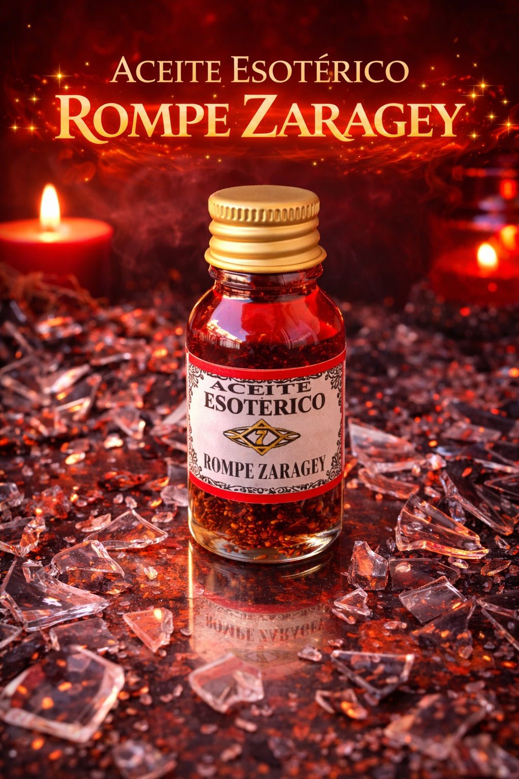 Aceite Esotérico Rompe Zaragüey Ritualizado de 7 Llaves - Corte, Limpieza Fuerte y Protección Aceites EsotericosTienda esotérica Málaga - La Tienda de Tata Magic: tienda Esotérica en Málaga