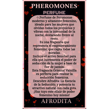 Afrodita: La Esencia de la Seducción (con feromonas) - 50ml Tienda esotérica Málaga - La Tienda de Tata Magic: tienda Esotérica en Málaga