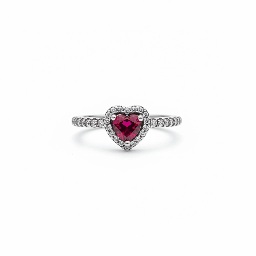 Anillo Corazón Rojo con Circonitas Talla 16 – Porque el amor merece brillar Anillos de PlataTienda esotérica Málaga - La Tienda de Tata Magic: tienda Esotérica en Málaga