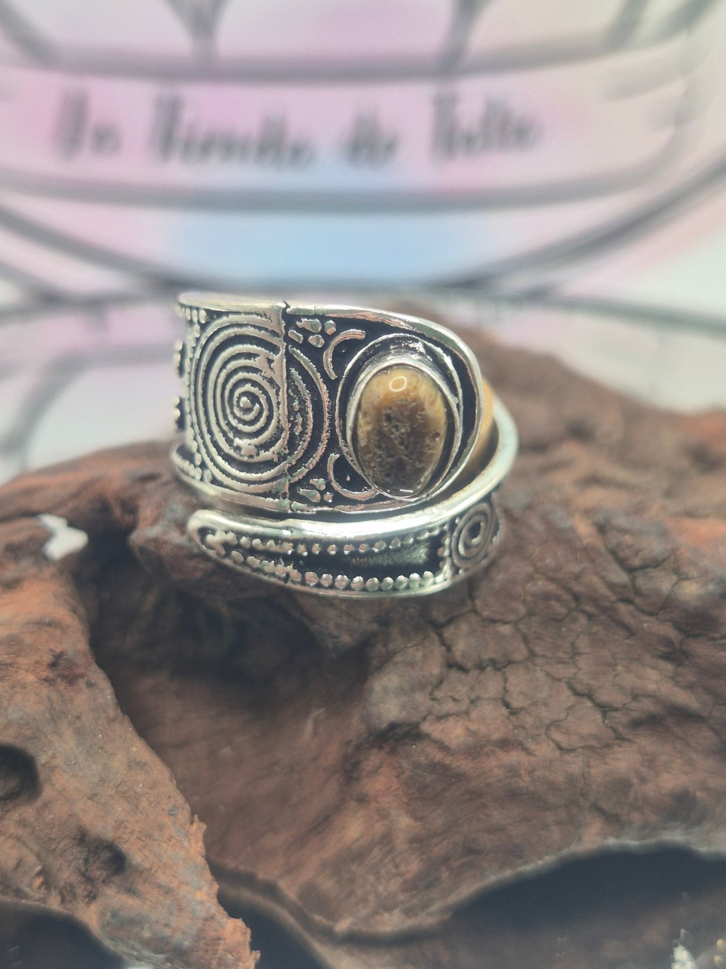 Anillo Mineral Ajustable AnillosaceroTienda esotérica Málaga - La Tienda de Tata Magic: tienda Esotérica en Málaga