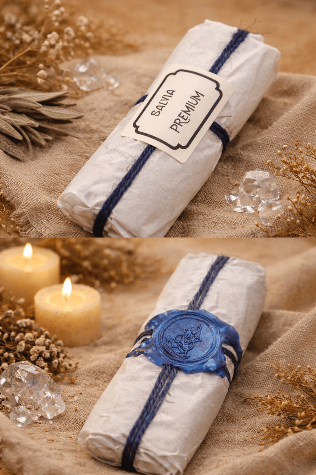 Atadillo Premium de Salvia Blanca Consagrado — Limpieza Energética y Apertura de Caminos Atadillos y SahumadoresTienda esotérica Málaga - La Tienda de Tata Magic: tienda Esotérica en Málaga