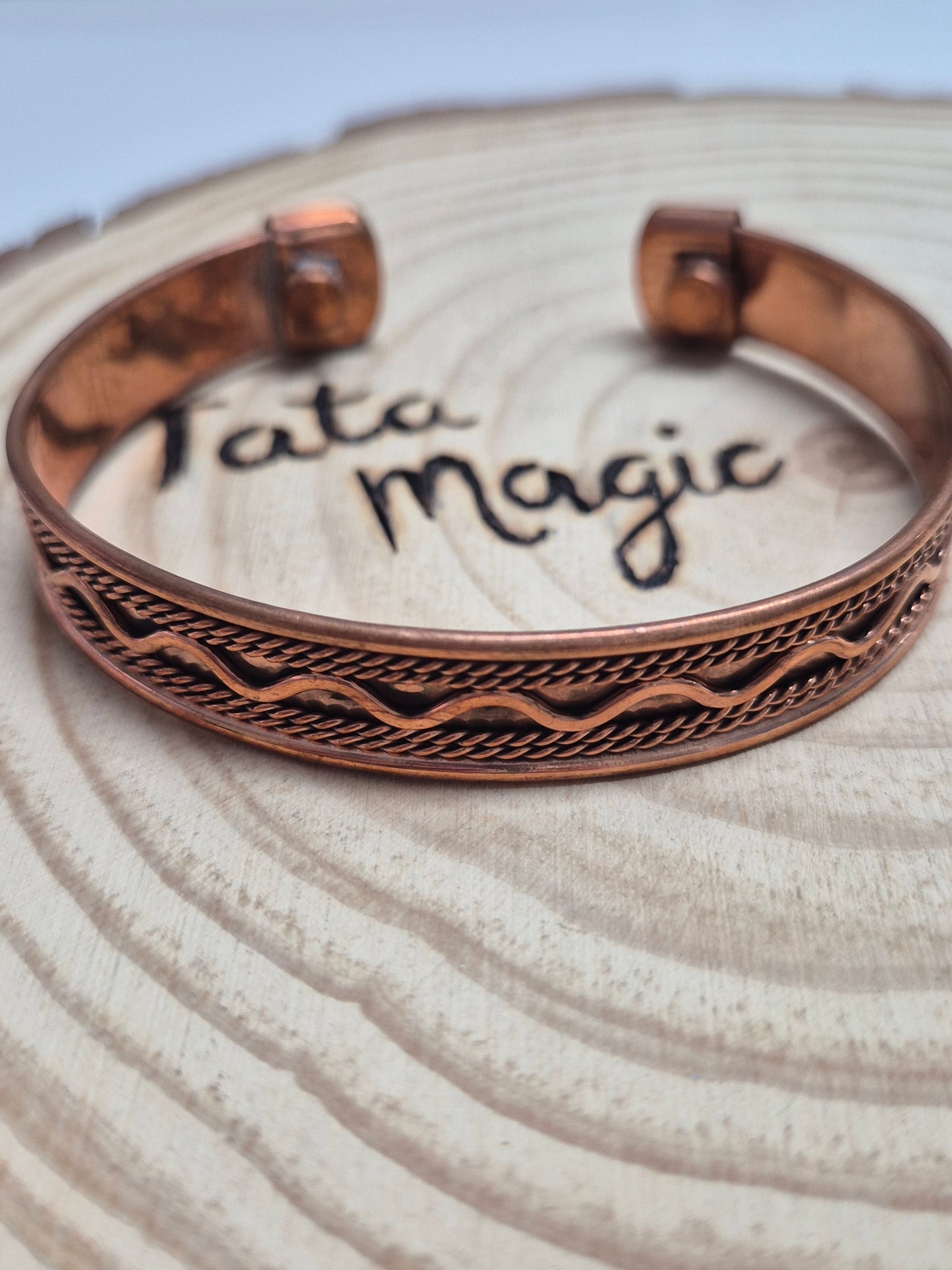 Brazalete Cobre - Alivio natural y Energía Ancestral (aleatorio)