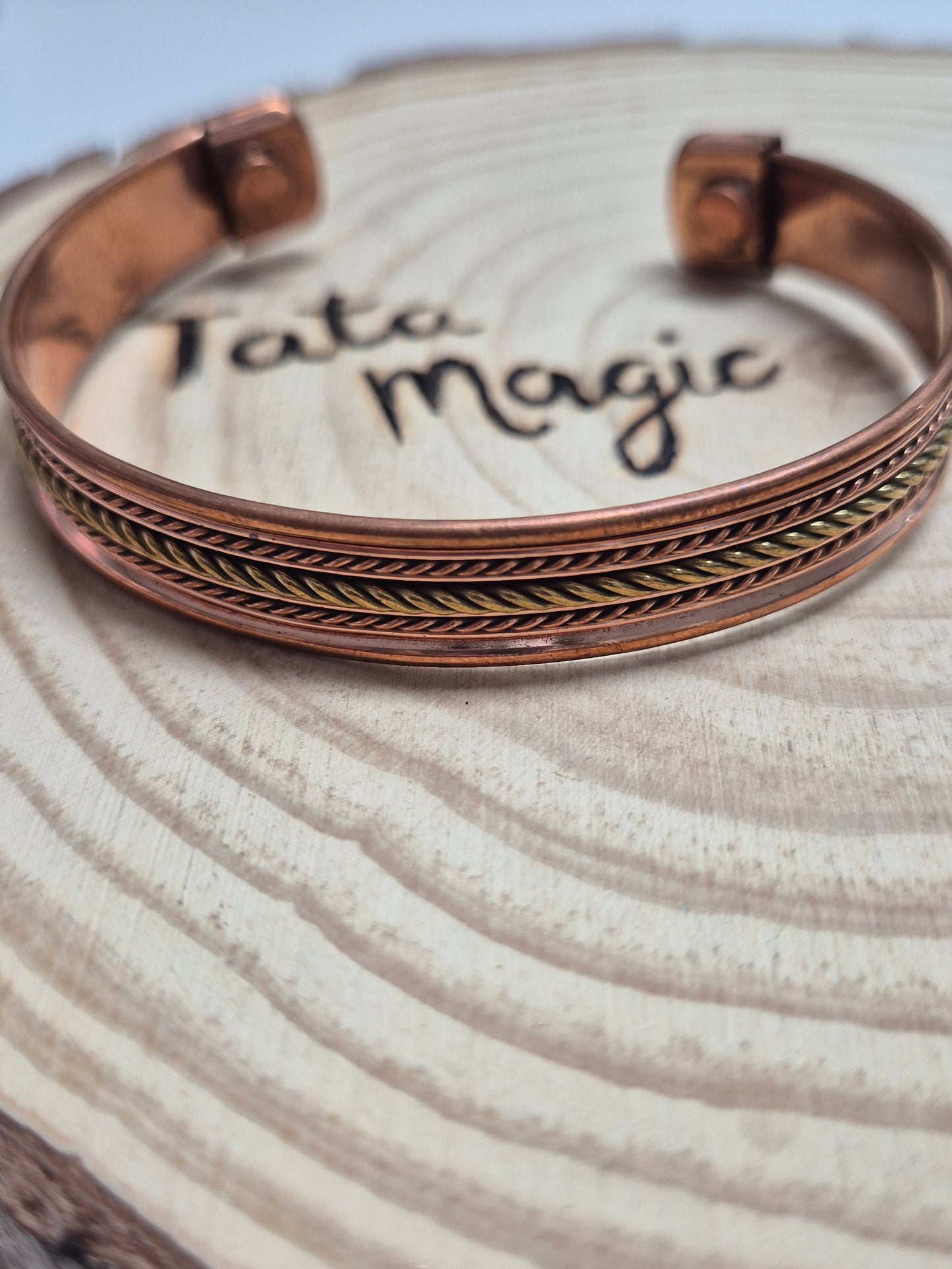 Brazalete Cobre - Alivio natural y Energía Ancestral (aleatorio)