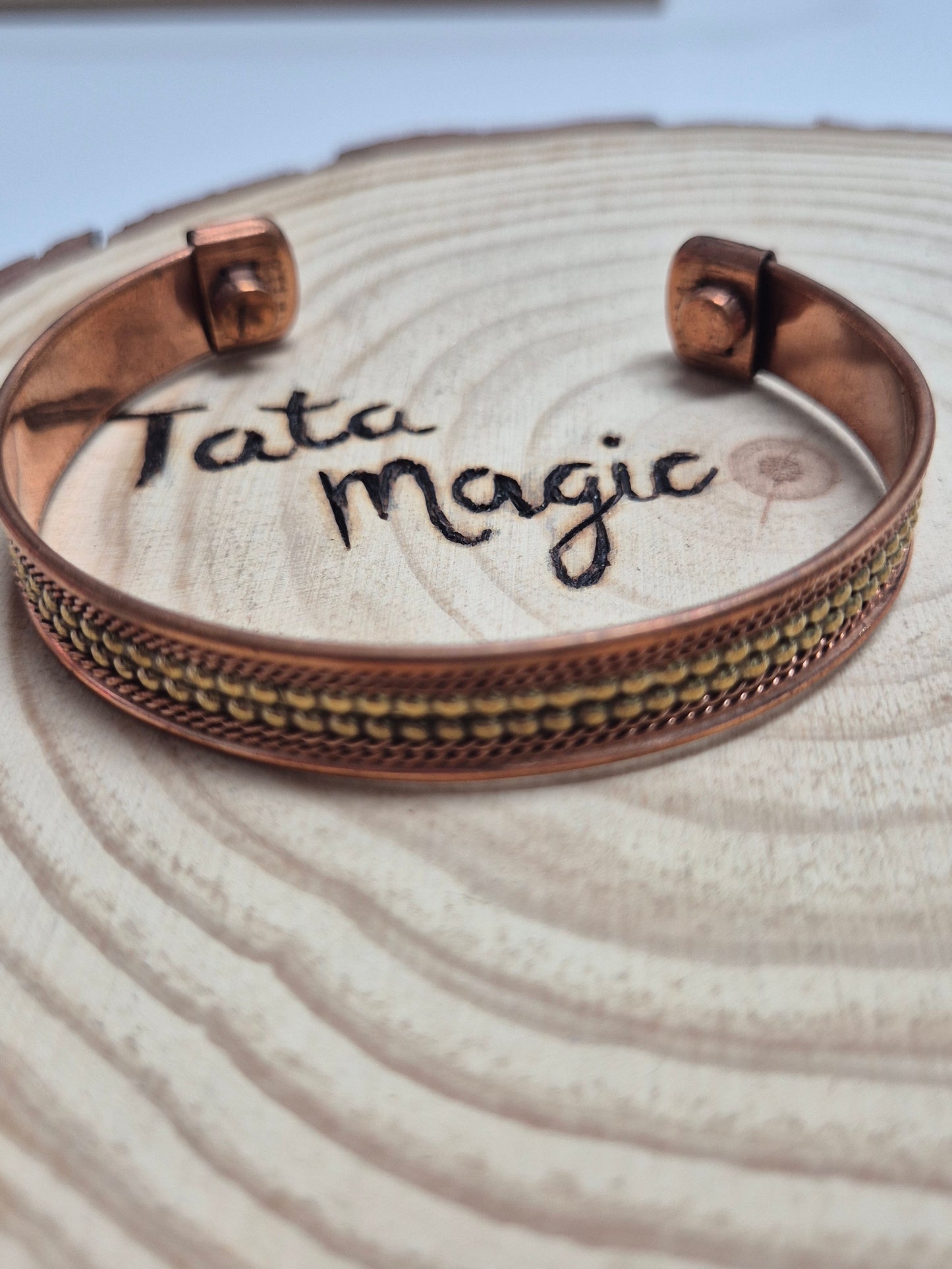 Brazalete Cobre - Alivio natural y Energía Ancestral (aleatorio)