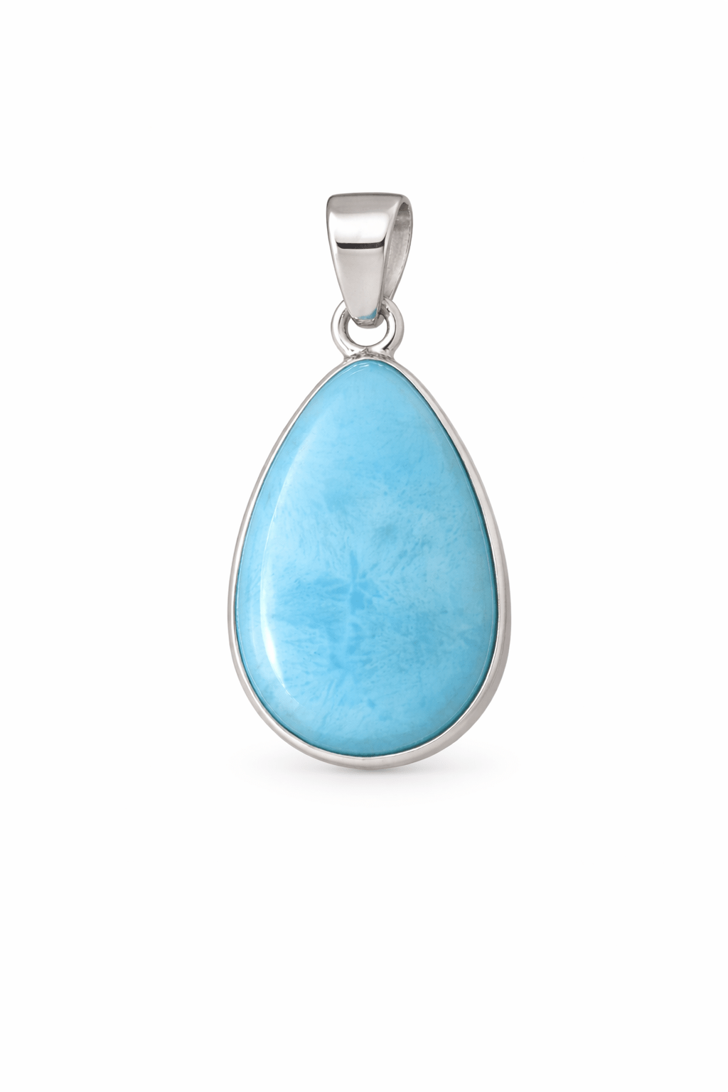 Colgante de Larimar en Plata - Activación Cuántica Propósito de Vida colgantesplataTienda esotérica Málaga - La Tienda de Tata Magic: tienda Esotérica en Málaga