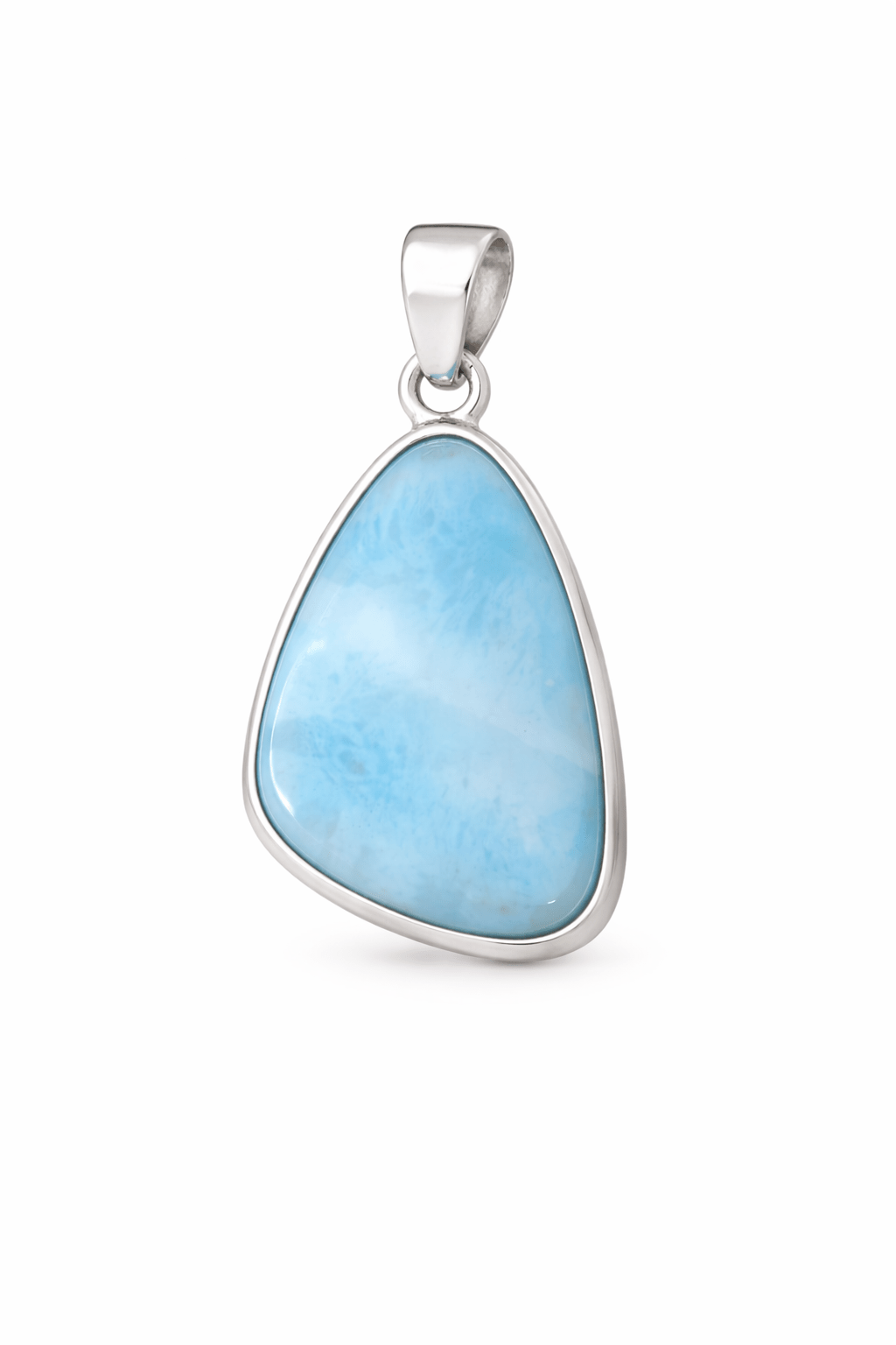 Colgante de Larimar en Plata - Activación Cuántica Propósito de Vida colgantesplataTienda esotérica Málaga - La Tienda de Tata Magic: tienda Esotérica en Málaga