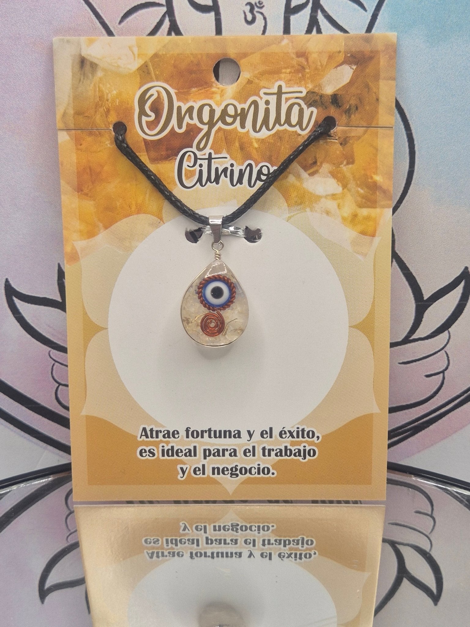 Colgante Orgonita Ojo Turco JoyeriamineralescolgantesTienda esotérica Málaga - La Tienda de Tata Magic: tienda Esotérica en Málaga