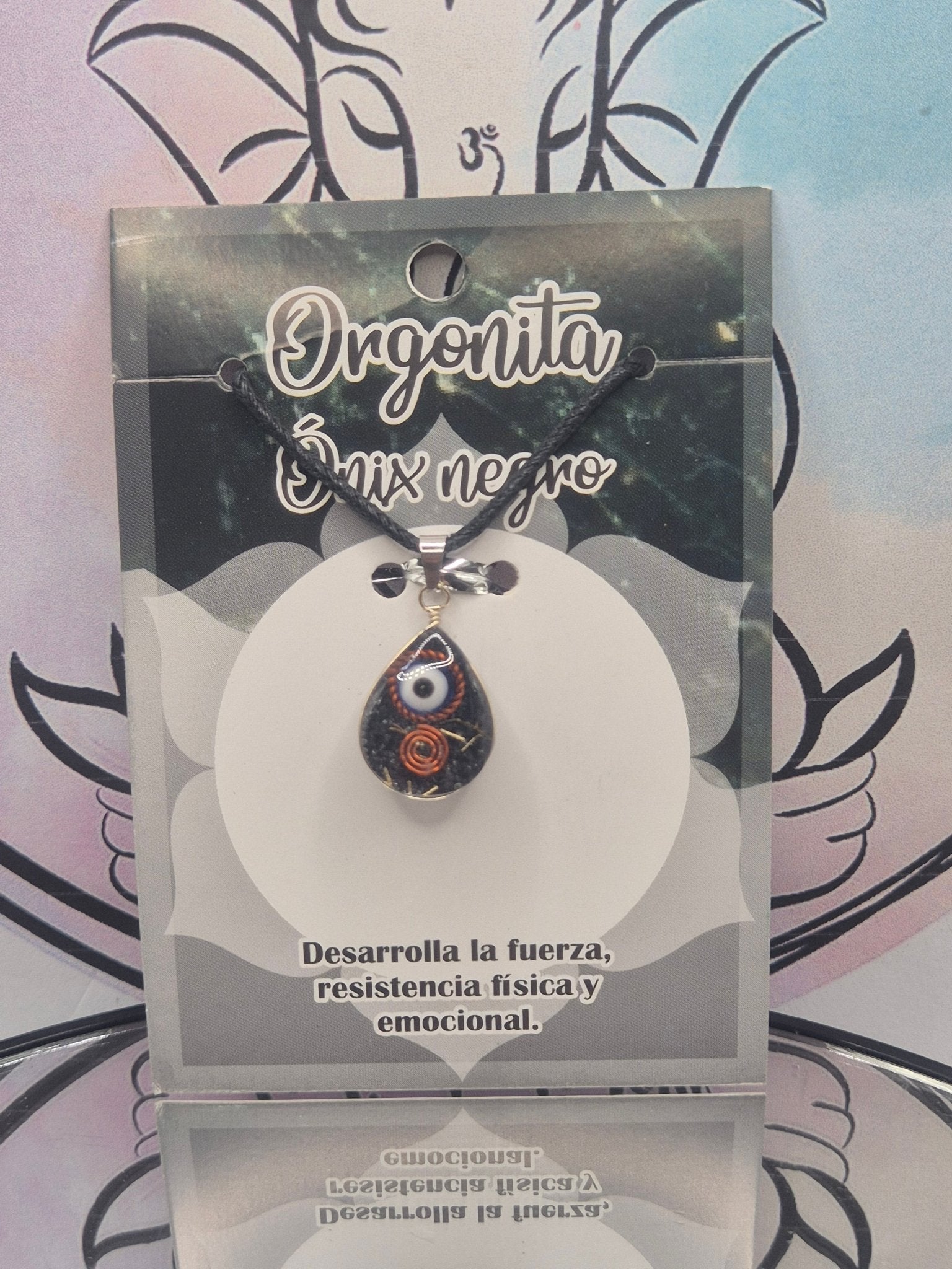 Colgante Orgonita Ojo Turco JoyeriamineralescolgantesTienda esotérica Málaga - La Tienda de Tata Magic: tienda Esotérica en Málaga