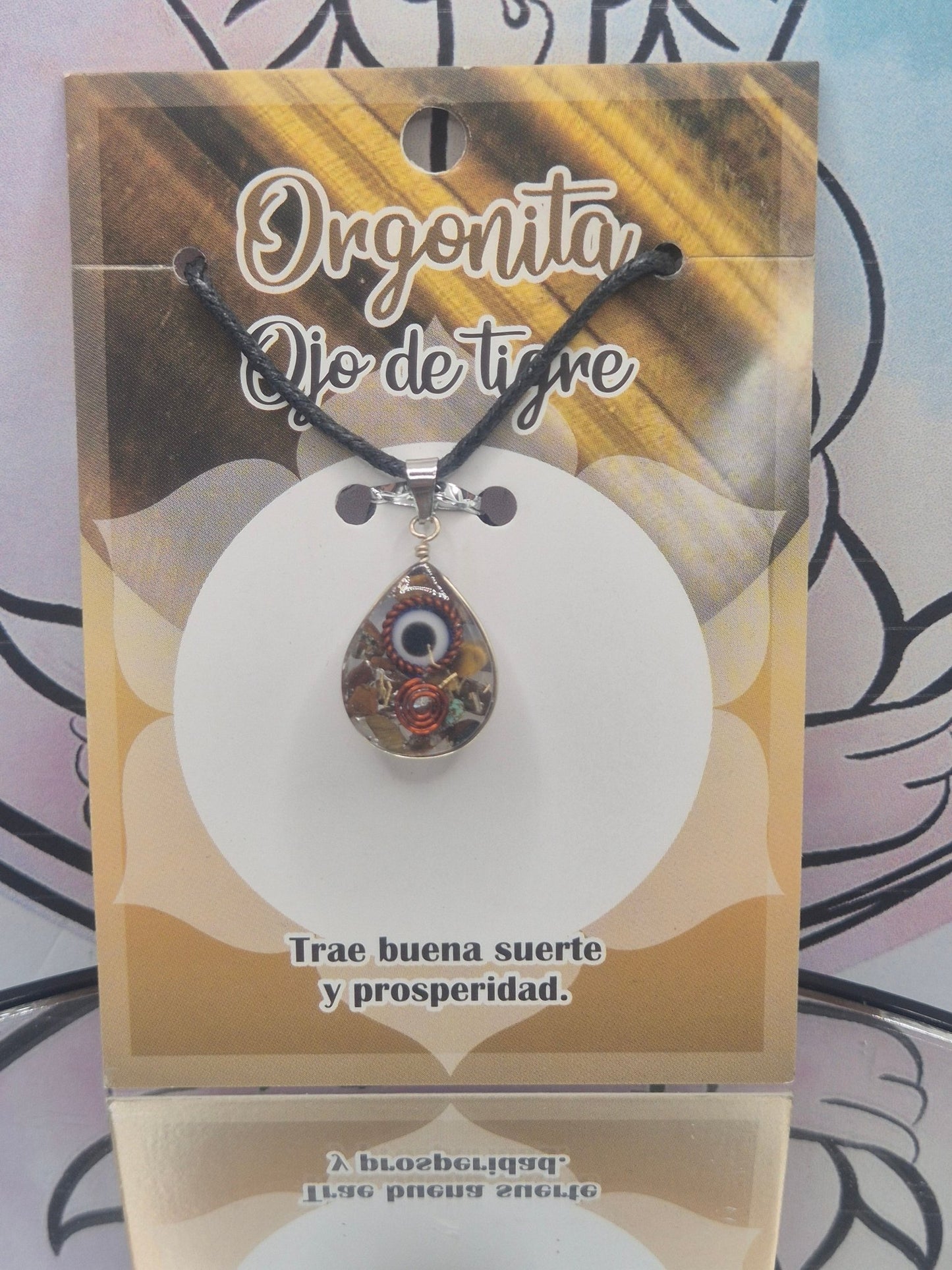 Colgante Orgonita Ojo Turco JoyeriamineralescolgantesTienda esotérica Málaga - La Tienda de Tata Magic: tienda Esotérica en Málaga