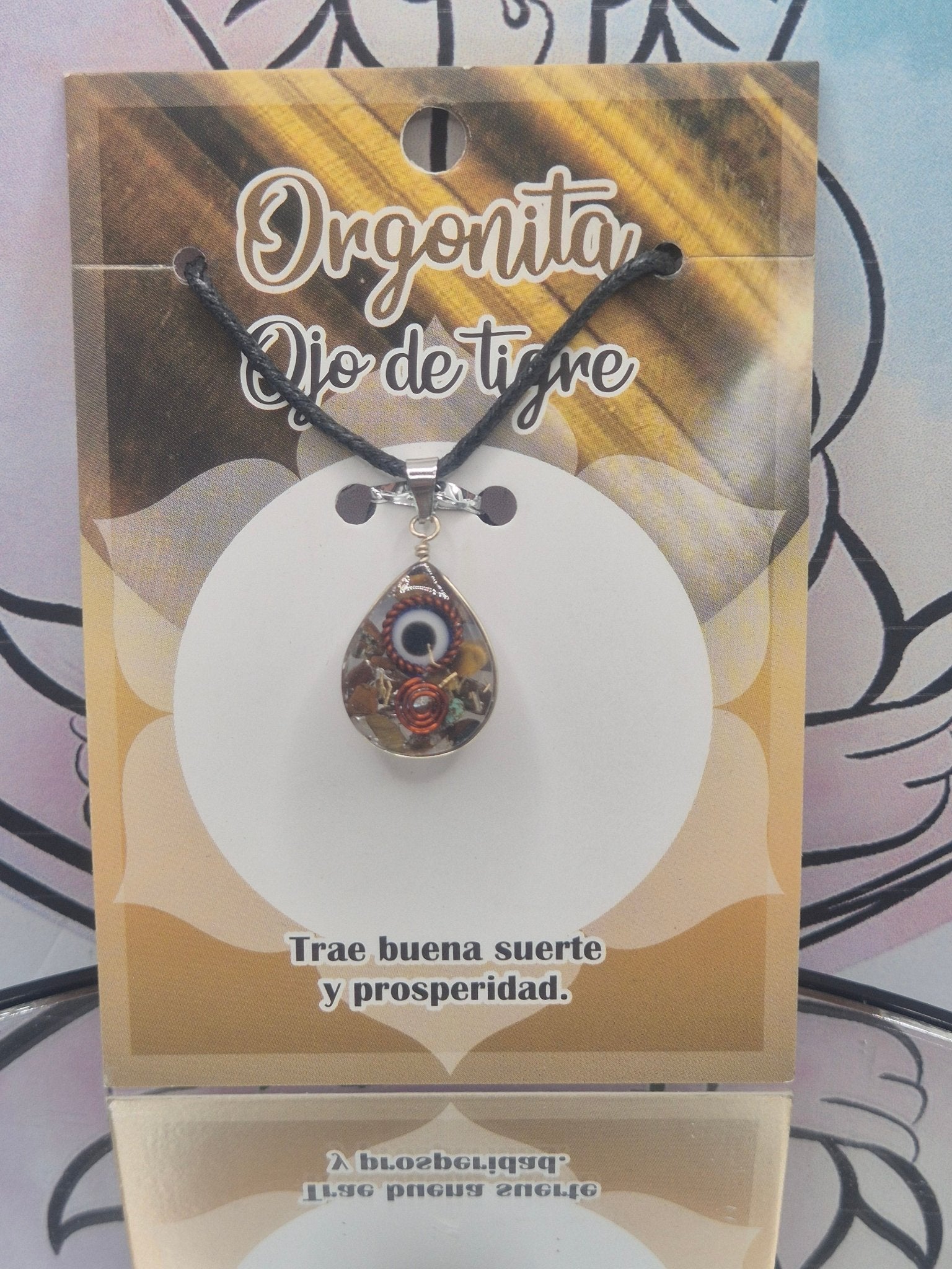 Colgante Orgonita Ojo Turco JoyeriamineralescolgantesTienda esotérica Málaga - La Tienda de Tata Magic: tienda Esotérica en Málaga